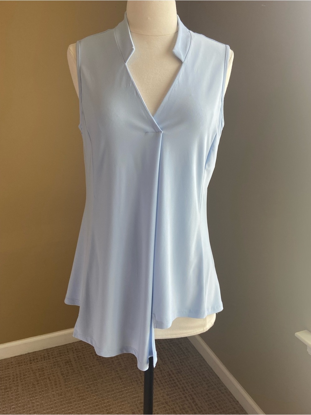 Frank Lyman Sleeveless V-Neck Blouse,‎ Size 6, Office, Smart Casual Beach Pics